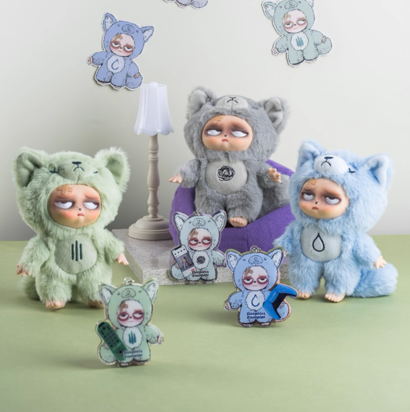 868. Sleepless Grumpipi Series Plush Blind Box