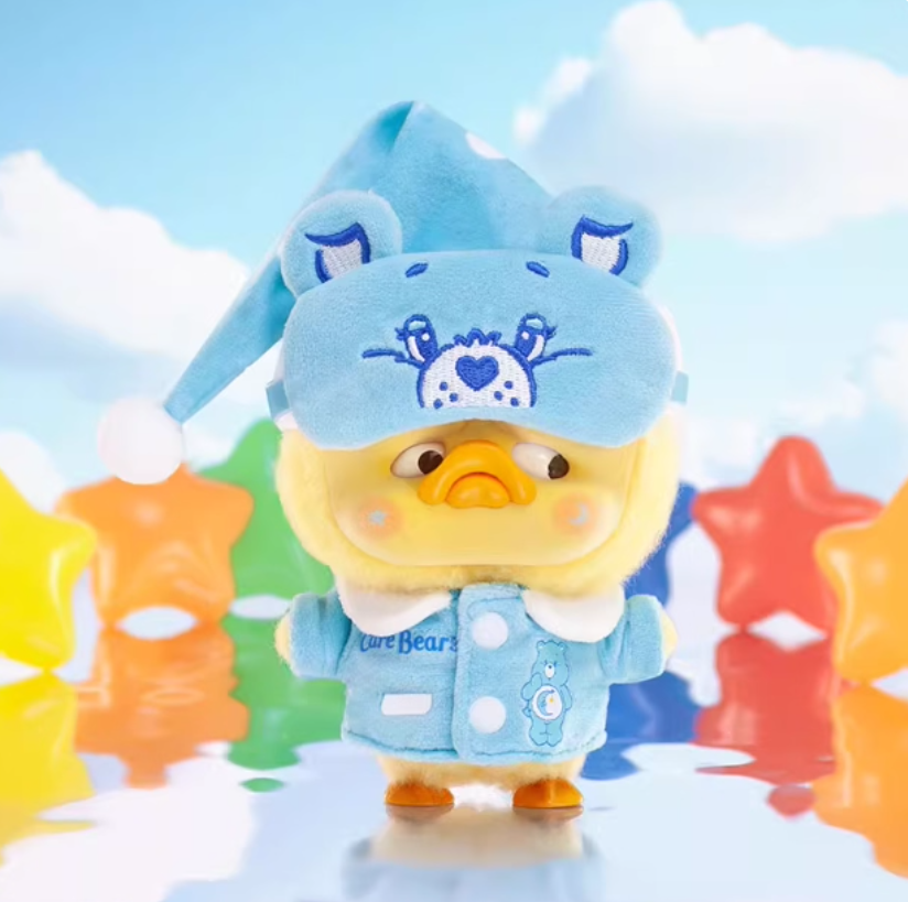 918. Upset Duck x Carebear Sleeping Bear Series Plush Blind Box