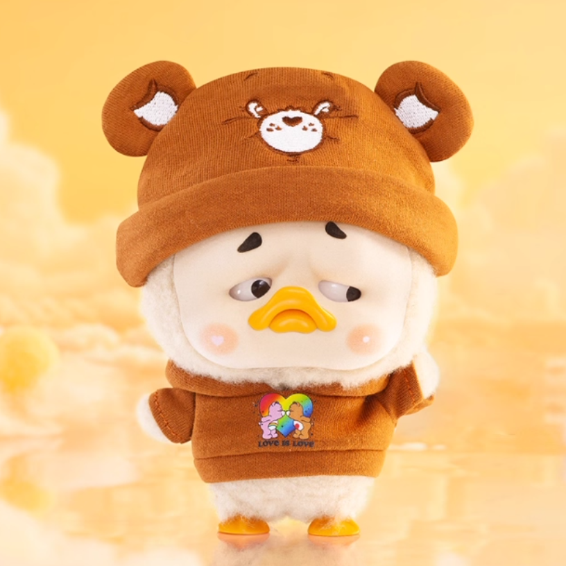 918. Upset Duck x Carebear Sleeping Bear Series Plush Blind Box