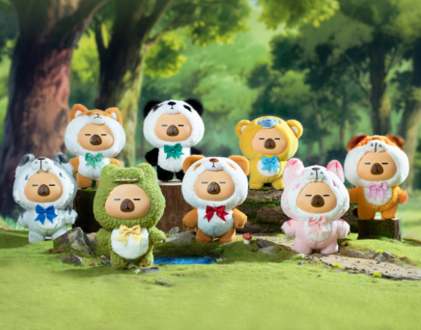 963. CAPYBARA Forest Monster Limited Series Plush Blind Box