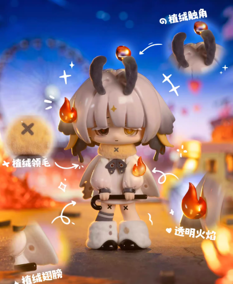 975. Missy Sweet Sad Lolita Crow Paradise Series Blind Box