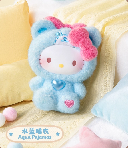 982. Hello Kitty Teddy Pajamas Series Plush Blind Box
