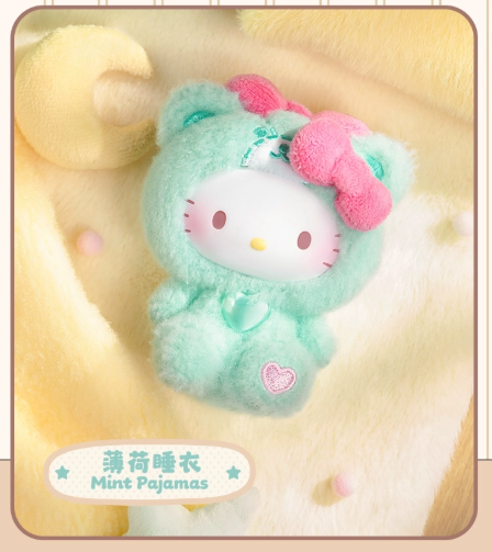 982. Hello Kitty Teddy Pajamas Series Plush Blind Box