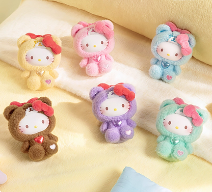 982. Hello Kitty Teddy Pajamas Series Plush Blind Box