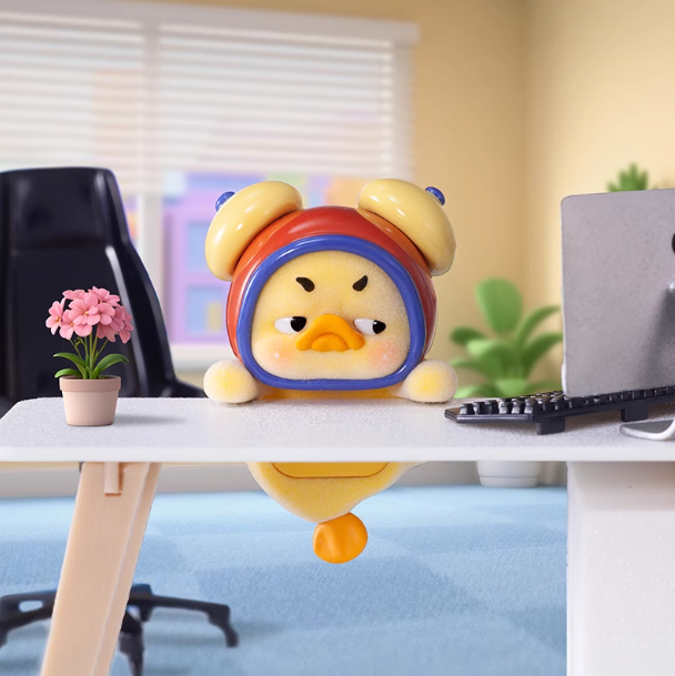 987. UpsetDuck Status Display Duck Series Plush Blind Box