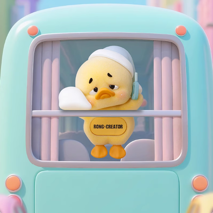 987. UpsetDuck Status Display Duck Series Plush Blind Box