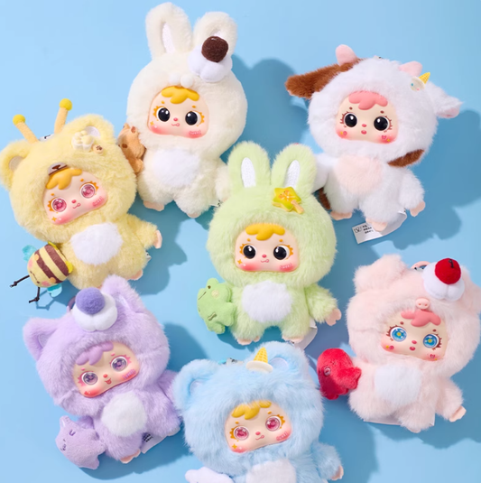 1008. Samuel Hug Hug Ice Cream Cute Pet Series Plush Blind Box